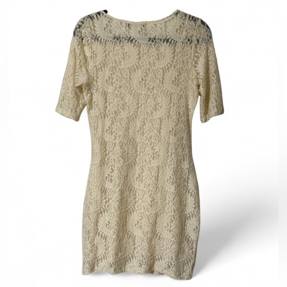 Forever 21 Cream Lace Mini Dress - Picture 7 of 7